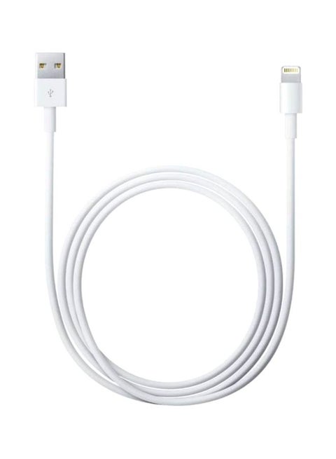 Lightning To USB Charging Cable 2M White