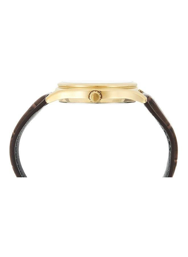 كاسيو ساعة يد رسمية بعقارب طراز LTP-V006GL-7B - مقاس 25 مم - لون بني للنساء - Image 4