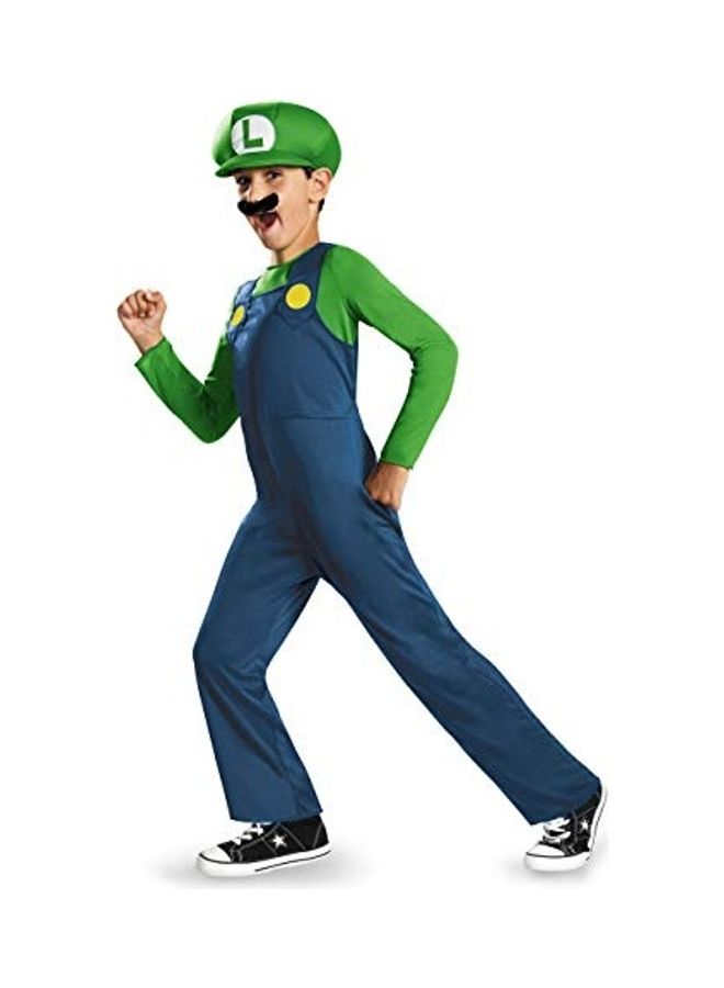 Nintendo Super Mario Brothers Luigi Classic Costume S