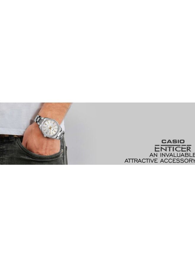 Men's Enticer Analog Watch MTP-1302D-7A1V - 44 mm - Silver