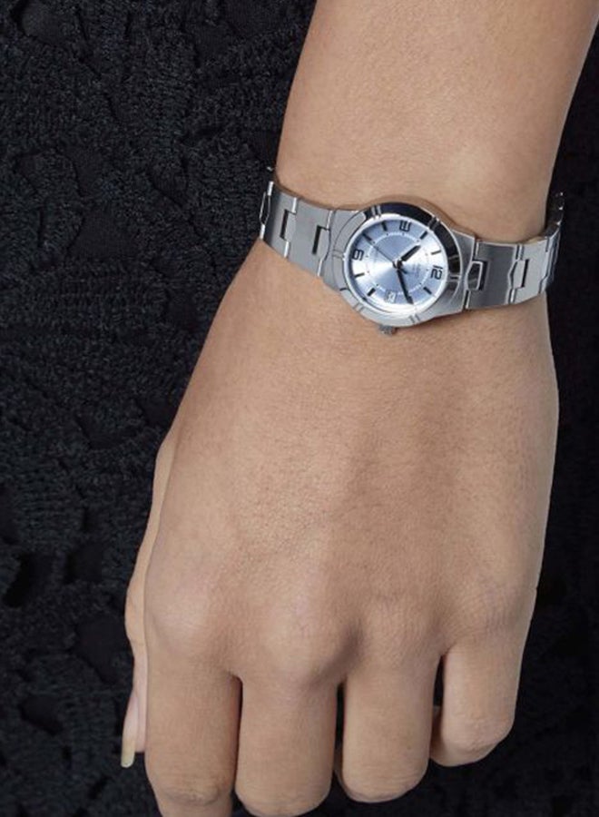 CASIO Women's Enticer Water Resistant Analog Watch LTP-1241D-2ADF - 33 mm - Silver - Image 5