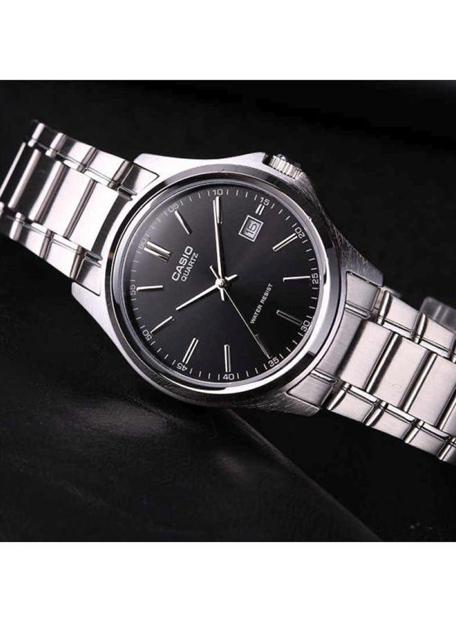 كاسيو ساعة يد بعقارب مقاومة للماء طراز MTP-1183A-1A - قياس 39 مم - لون فضي للرجال - Image 5