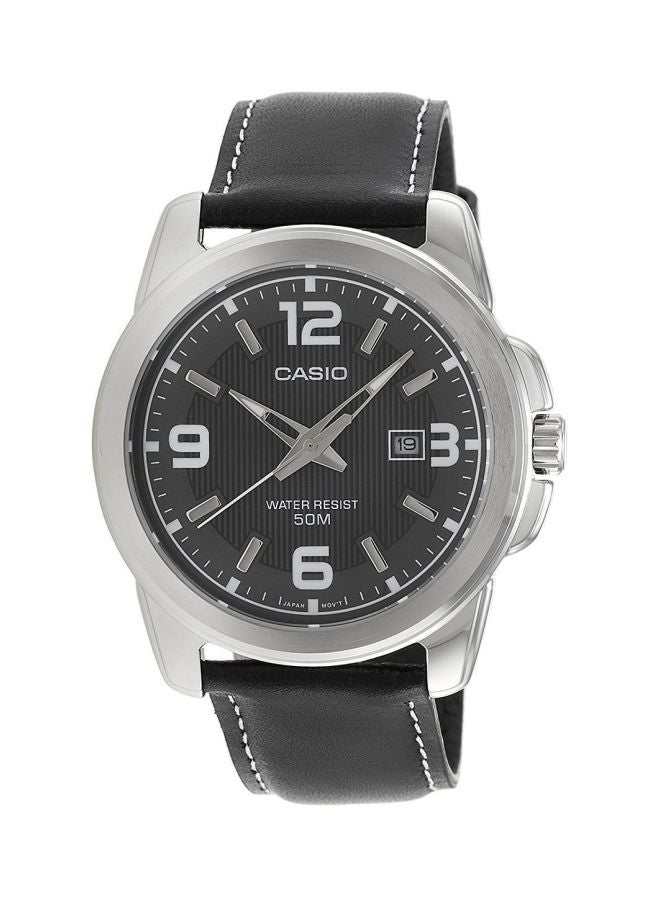 كاسيو ساعة يد بعقارب مقاومة للماء طراز LTP 1314L - 8A - 33 مم - لون أسود للنساء - Image 5