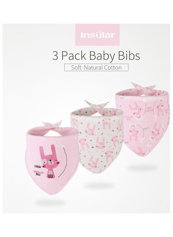 انسولار مريلة رضاعة الأطفال من القطن من 3 قطع - Image 2