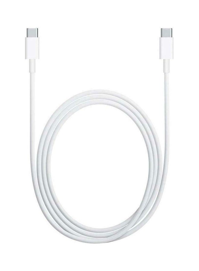ابل  كابل شحن USB-C (6.6 بوصة / 2 متر) أبيض