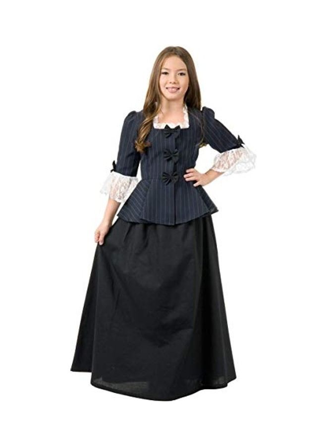Charades Colonial Girl Costume Dress 20inch 