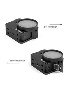 8-Piece Protective Aluminum Alloy Camera Skeleton Case With Filter Set Black - v1619112444/N33956714A_7