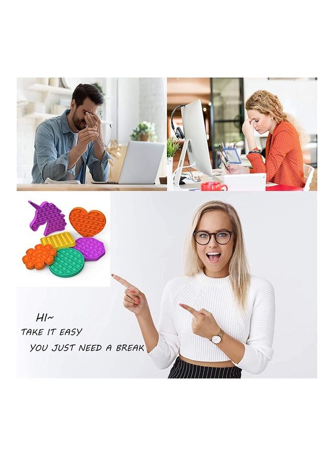 لعبة فيدجيب الحسية بتصميم فقاعات على شكل صدفة  - Image 2