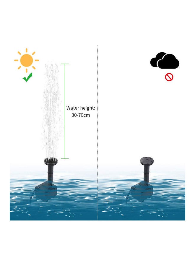 Solar Water Fountain Pump with 4 Nozzle Black - v1619119933/N46878290A_5