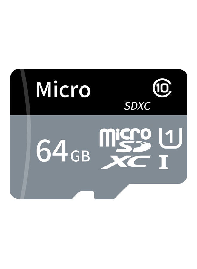 Class 10 Micro SDXC I Memory Card Black/Grey/White - Image 1