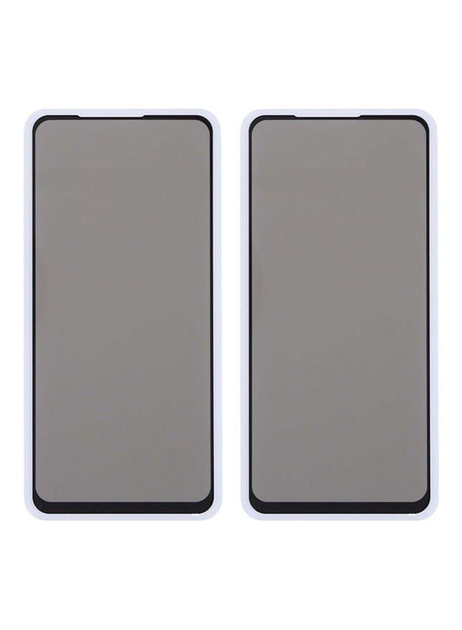 Dragon Privacy Glass Screen Protector For Huawei Y9 Prime 2019  Pack Of 2 Clear/Black  - Image 1