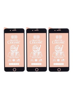 Dragon Ceramic Antifingerprint Screen Protector For Iphone 7 Plus Pack Of 3 Black 