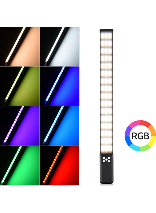 أنبوب إضاءة LED محمول باليد أسود/أبيض  - Image 4