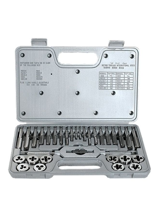 MTX 31-Piece Tap And Die Set With Storage Case Silver