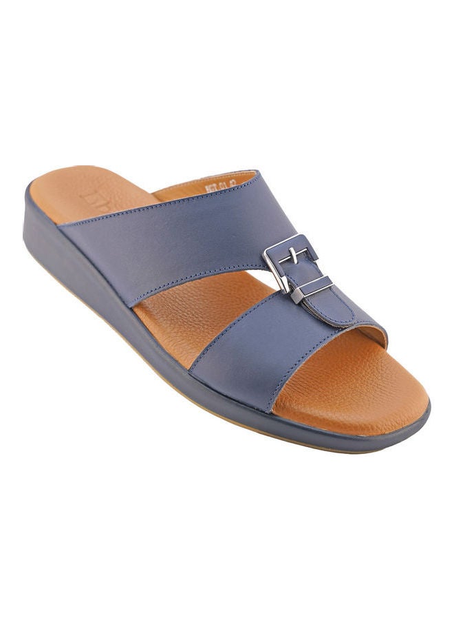 barjeel uno Comfortable Buckle Style Arabic Sandals Blue - Image 1