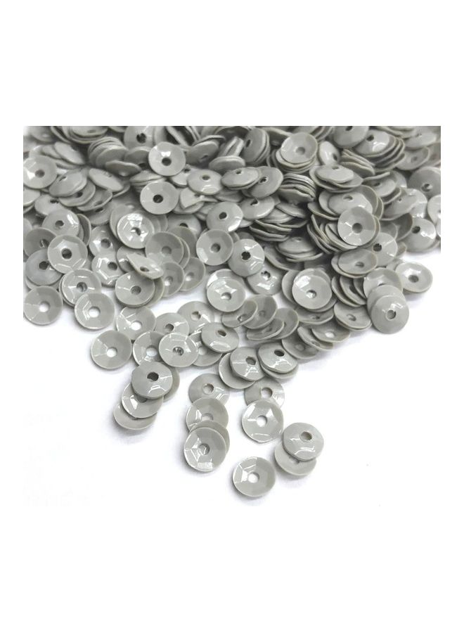 Generic - Round Loose Sequins 100g Grey - Image 1