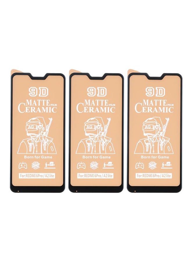 Dragon - Ceramic Anti-Fingerprint Screen Protector for Xiaomi Mi A2 Lite Black/Clear - Image 1