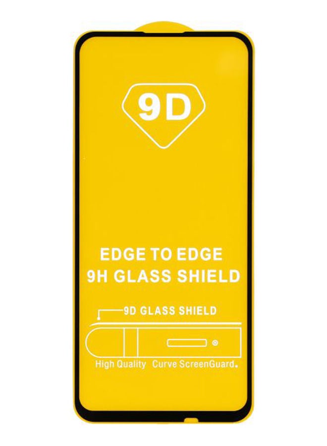 دراجون لاصقة حماية للشاشة من الزجاج بإطار أسود لهاتف هواوي Y7P أسود/شفاف - Image 2