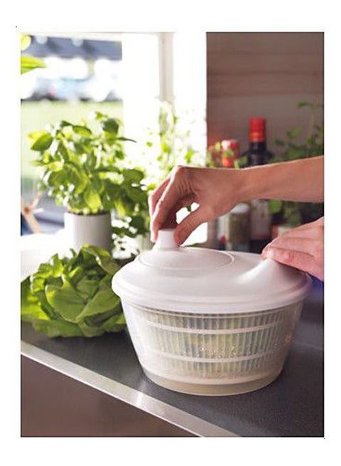 Vegetables Fliter- With Lid White 23X14cm