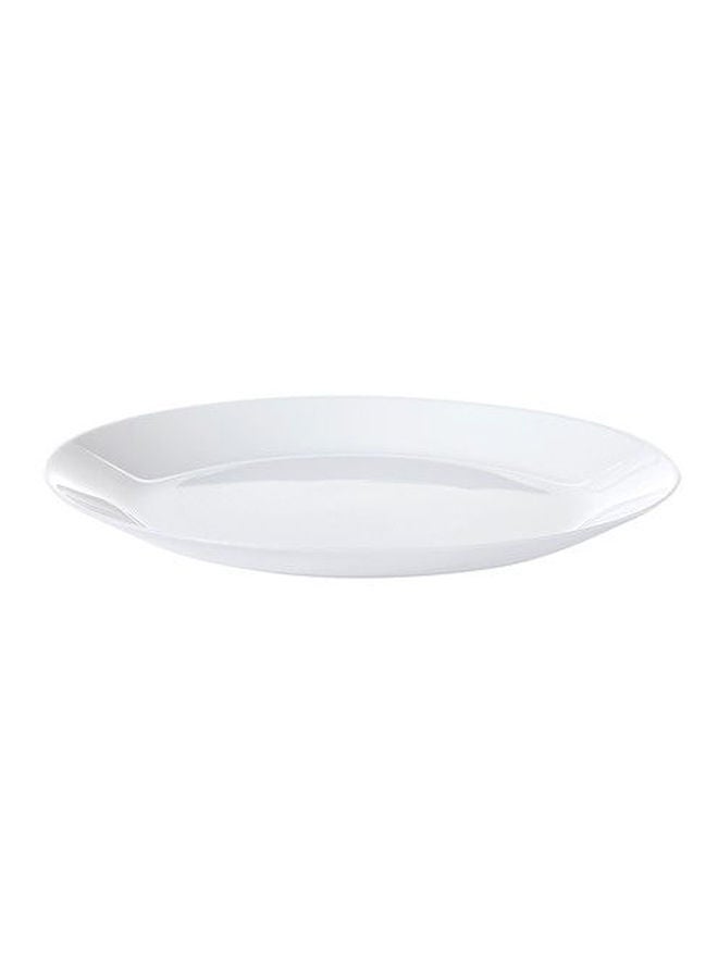 French Tempered Glass Plates Set Of 6 White 25cm - Image 1