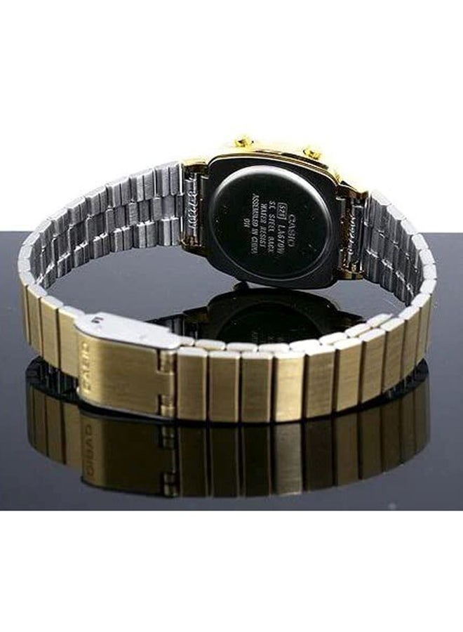 CASIO Women's Stainless Steel Digital Wrist Watch LA670WGA-1UWD - 25 mm - Gold  - Image 2