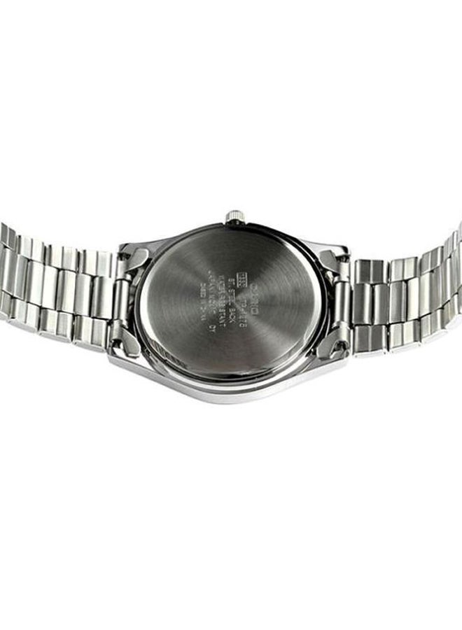 كاسيو ساعة يد بعقارب ومقاومة للماء طراز LTP-1275D-1ADF- مقاس 27 مم - لون فضي للنساء - Image 4