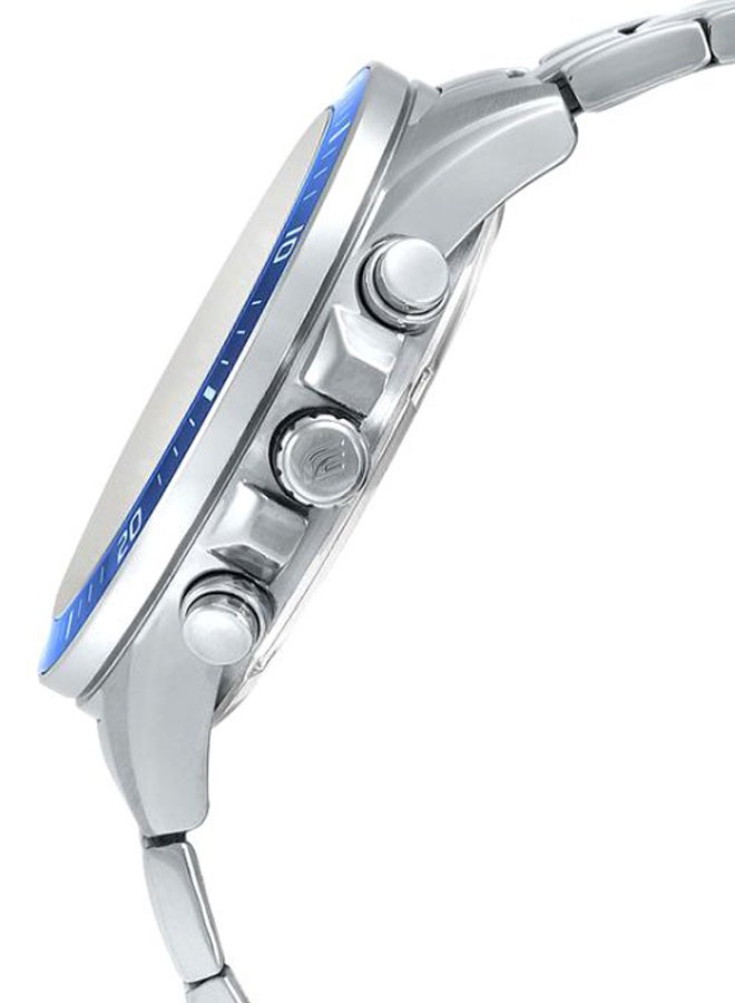 CASIO Men's Stainless Steel Analog Watch EFR-552D-1A2VUDF - 47 mm - Silver - Image 3