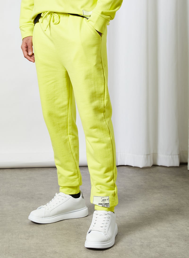 STATE 8 Plain Drawstring Sweatpants light green  - Image 1