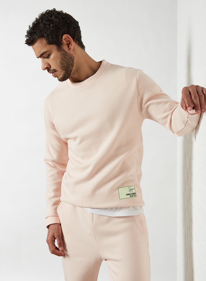STATE 8 Plain Oversized Sweatshirt Pink - Image 1