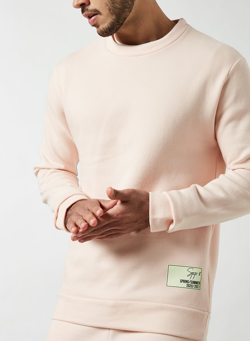 STATE 8 Plain Oversized Sweatshirt Pink - Image 4