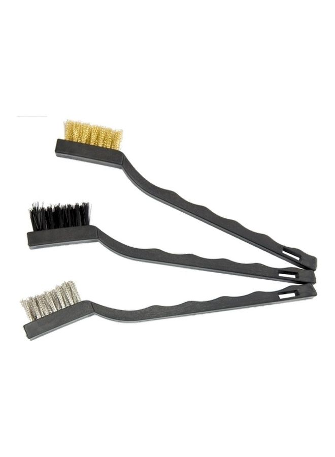 MTX 3-Piece Brush Set with Handle Multicolour