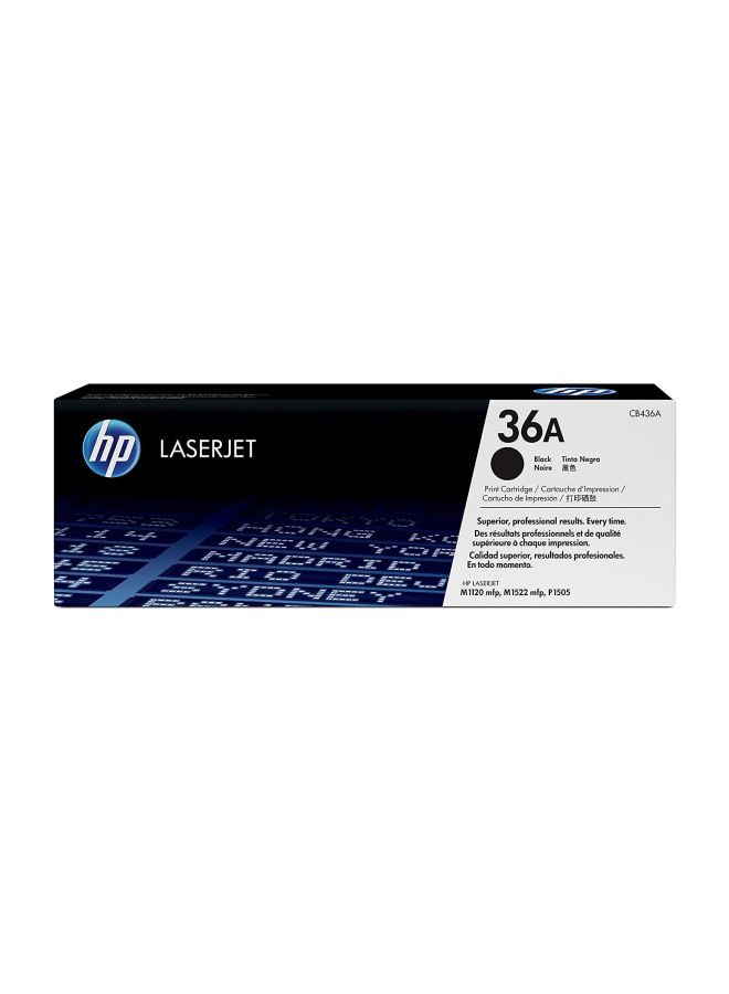 HP 36A LaserJet Printer Toner Cartridge Black - Image 2