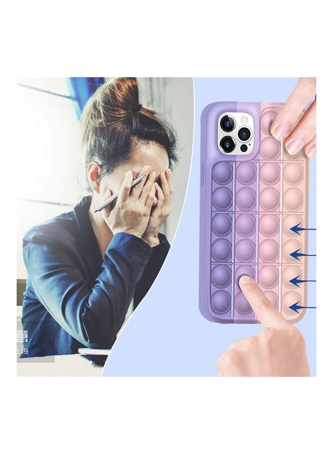 XiuWoo Protective Case Cover for Apple iPhone 12 / Pro Max Pink/Blue - Image 3