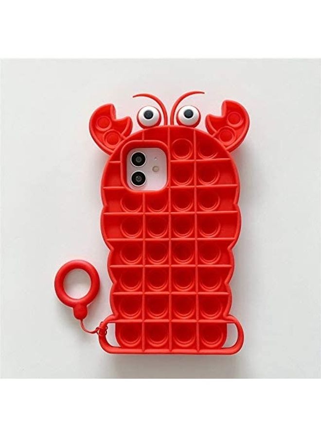 XiuWoo Protective Case Cover with Hanger For Apple iPhone 12 Mini Red - Image 3