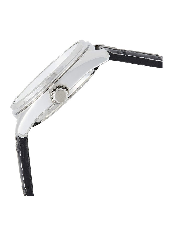 كاسيو ساعة يد بعقارب وسوار من الجلد طراز LTP-1302L-7B3 - مقاس 39 مم - لون بني داكن للنساء - Image 3