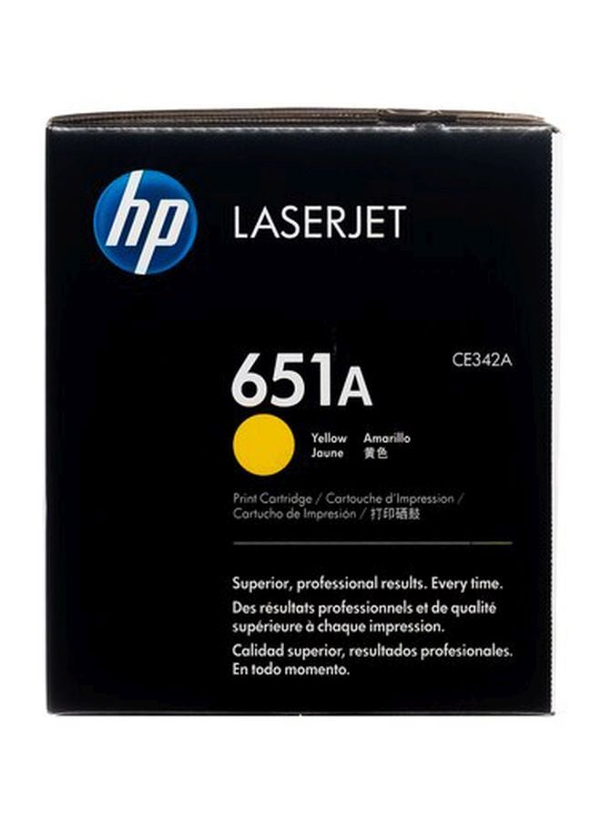 HP 651A Print Cartridge For Laserjet Yellow - Image 3