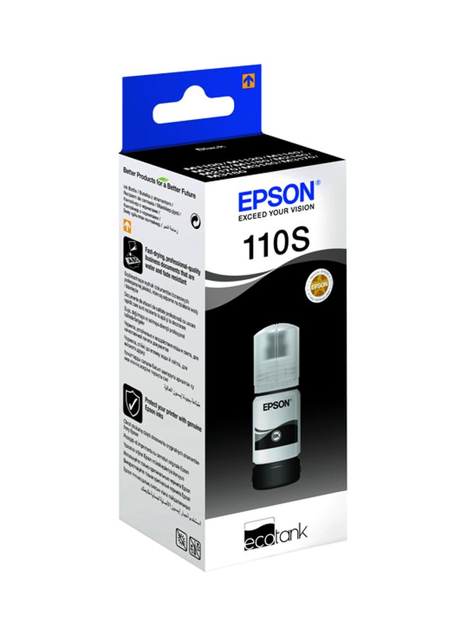 EPSON 110S EcoTank Ink Bottle Black  - Image 4