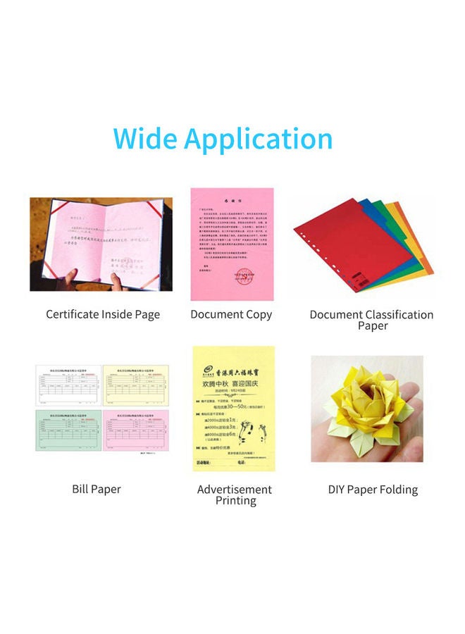 100 Sheets Colour Copy Papers A4 - Image 4
