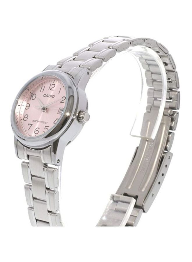 CASIO Women's Dress Water Resistant Analog Watch LTP-V002D-4B - 31 mm - Silver - Image 4