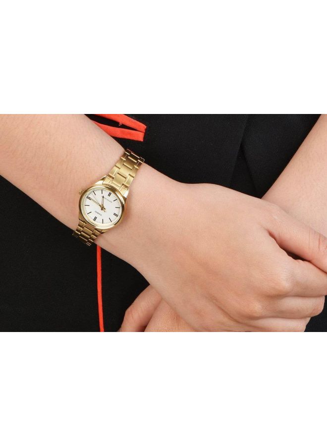 Women's Dress Water Resistant Analog Watch LTP-V005G-7BUDF - 34 mm - Gold - v1619178480/N14154935A_14