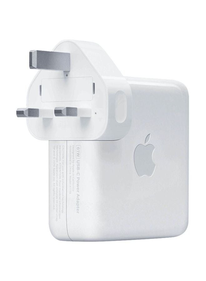 Apple - USB-C Power Adapter White/Silver - Image 1
