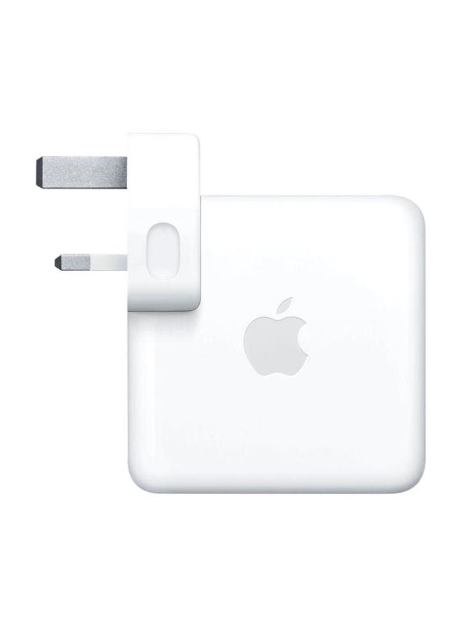 Apple - USB-C Power Adapter White/Silver - Image 1