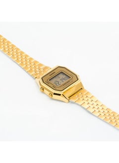 Women's Youth Vintage Water Resistant Digital Watch LA-680WG-9DF - 29 mm - Gold - v1619179176/N14366186A_7