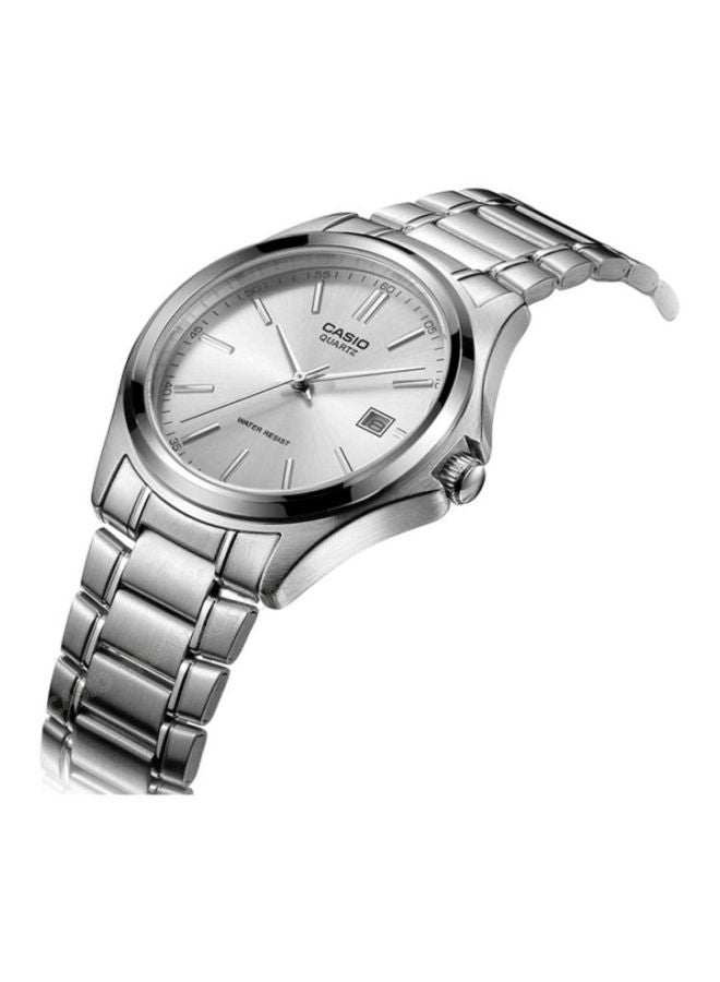 كاسيو ساعة يد بعقارب وسوار من الإستانلس ستيل طراز LTP-1183A-7ADF( مقاس 42 مم - لون فضي للنساء - Image 3