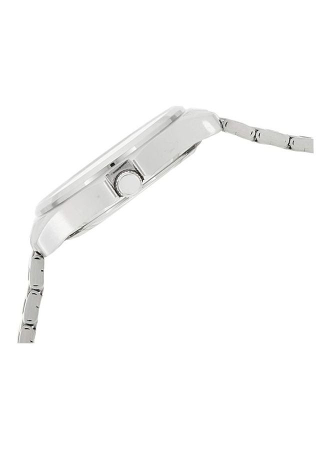 كاسيو ساعة يد بعقارب وسوار من الإستانلس ستيل طراز LTP-1183A-7ADF( مقاس 42 مم - لون فضي للنساء - Image 4