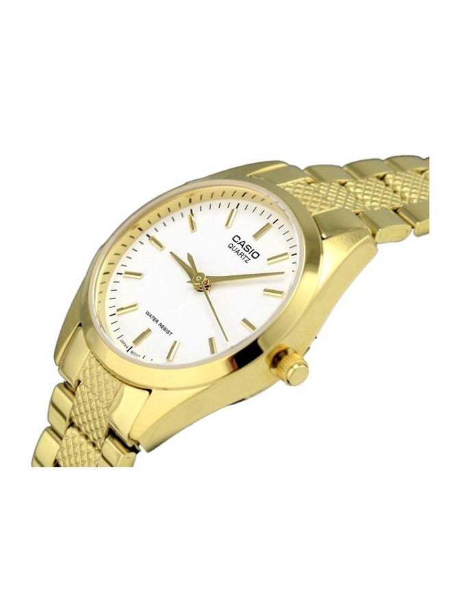 كاسيو ساعة يد إنتيسر بعقارب طراز LTP-1274G-7AVEF - 33 مم - ذهبي للنساء - Image 3