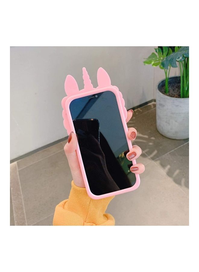 XiuWoo Unicorn Protective Case For Apple iPhone 12 Pink/Blue - Image 3