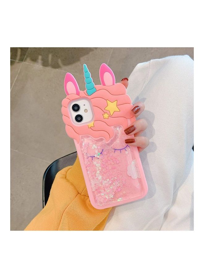 XiuWoo Unicorn Protective Case For Apple iPhone 12 Pink/Blue - Image 5