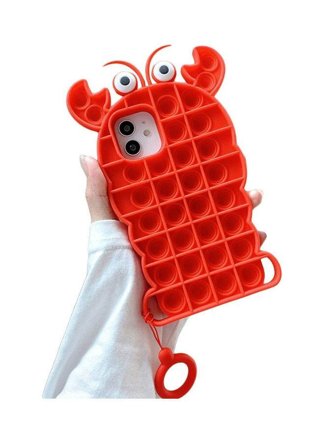 XiuWoo Pop Fidget Toy Protective Phone Cover For Apple iPhone12 Mini Red - Image 2