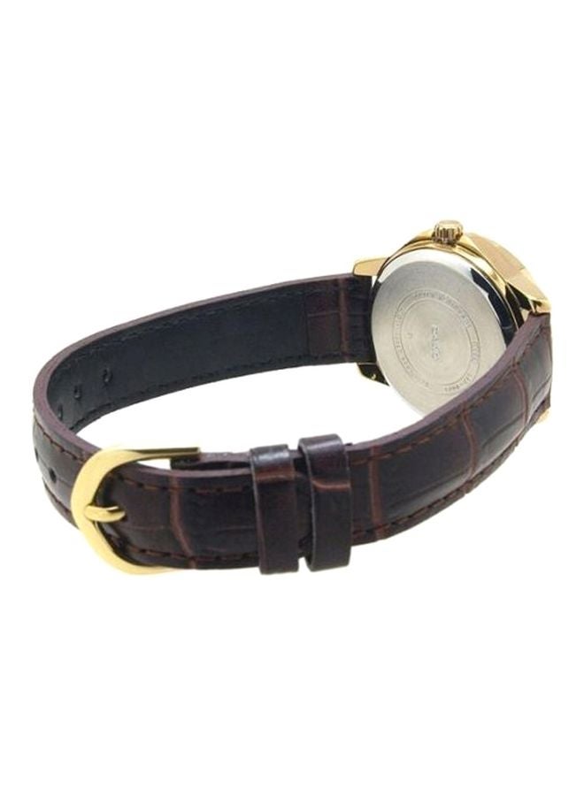 Women's Dress Analog Watch Ltp-V004gl-7Bdf - 35 mm - Brown